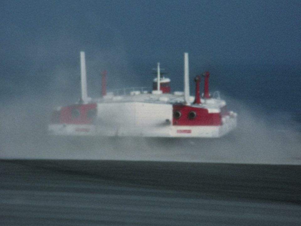 Départ de l'aéroglisseur Hoverlloyd Départ de l'aéroglisseur Hoverlloyd
